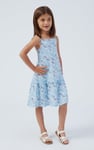 Girls Sleeveless Tiered Jersey Dress