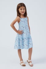 Girls Sleeveless Tiered Jersey Dress