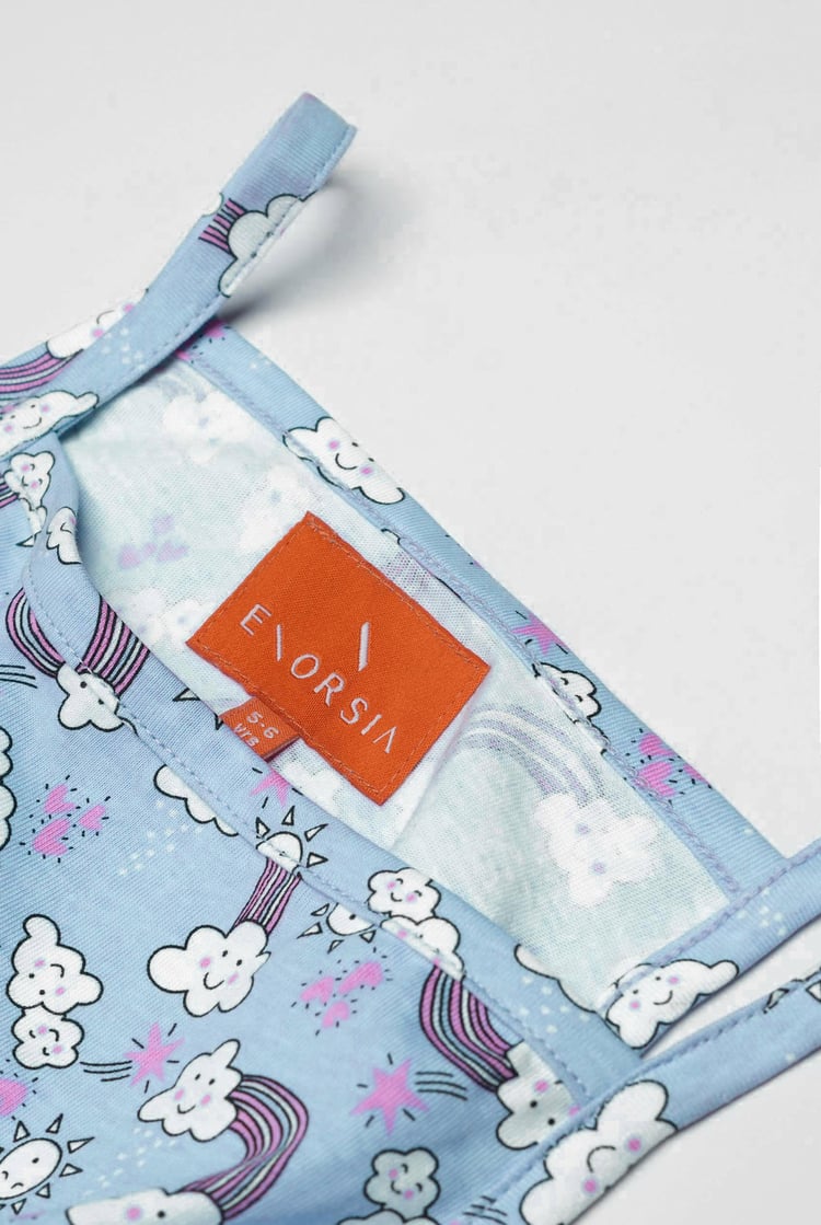 Girls Sleeveless Tiered Jersey Dress