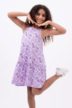 Girls Sleeveless Tiered Jersey Dress