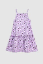 Girls Sleeveless Tiered Jersey Dress