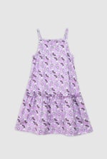 Girls Sleeveless Tiered Jersey Dress