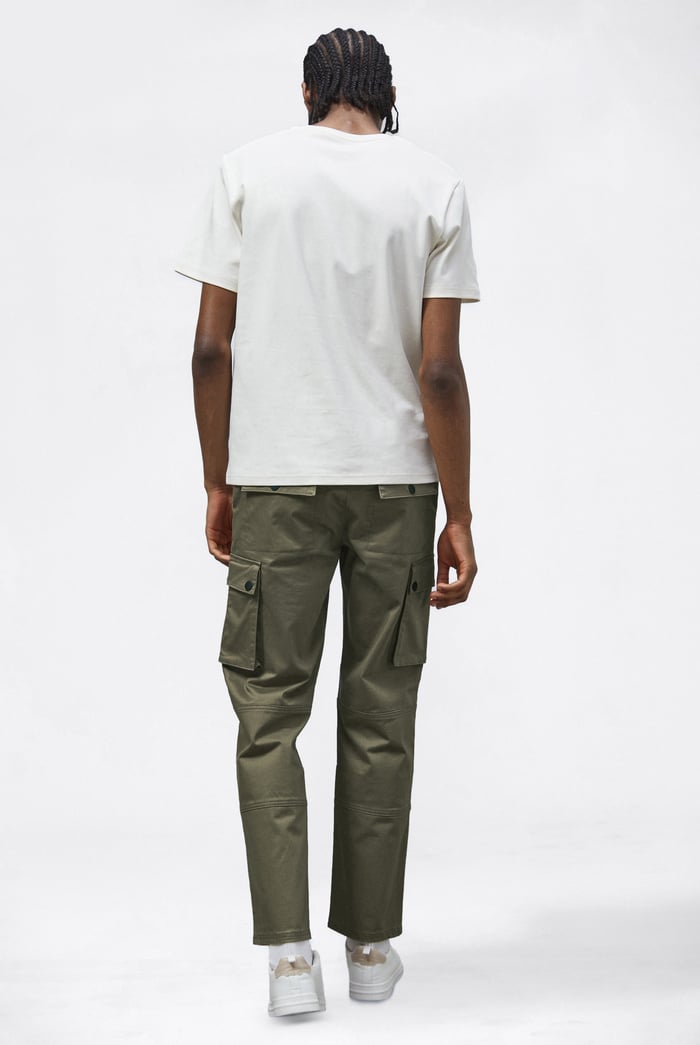 Mens Utility Cargo Long Trousers