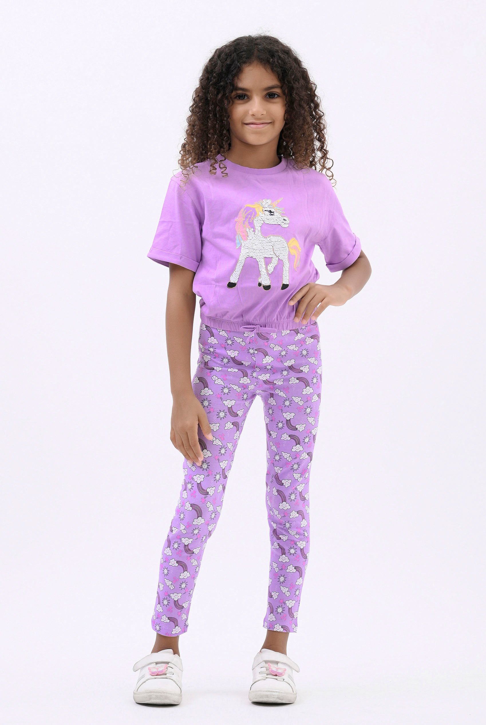 Girls Reversible Sequin Unicorn T-Shirt (12/18mths-6/7yrs)