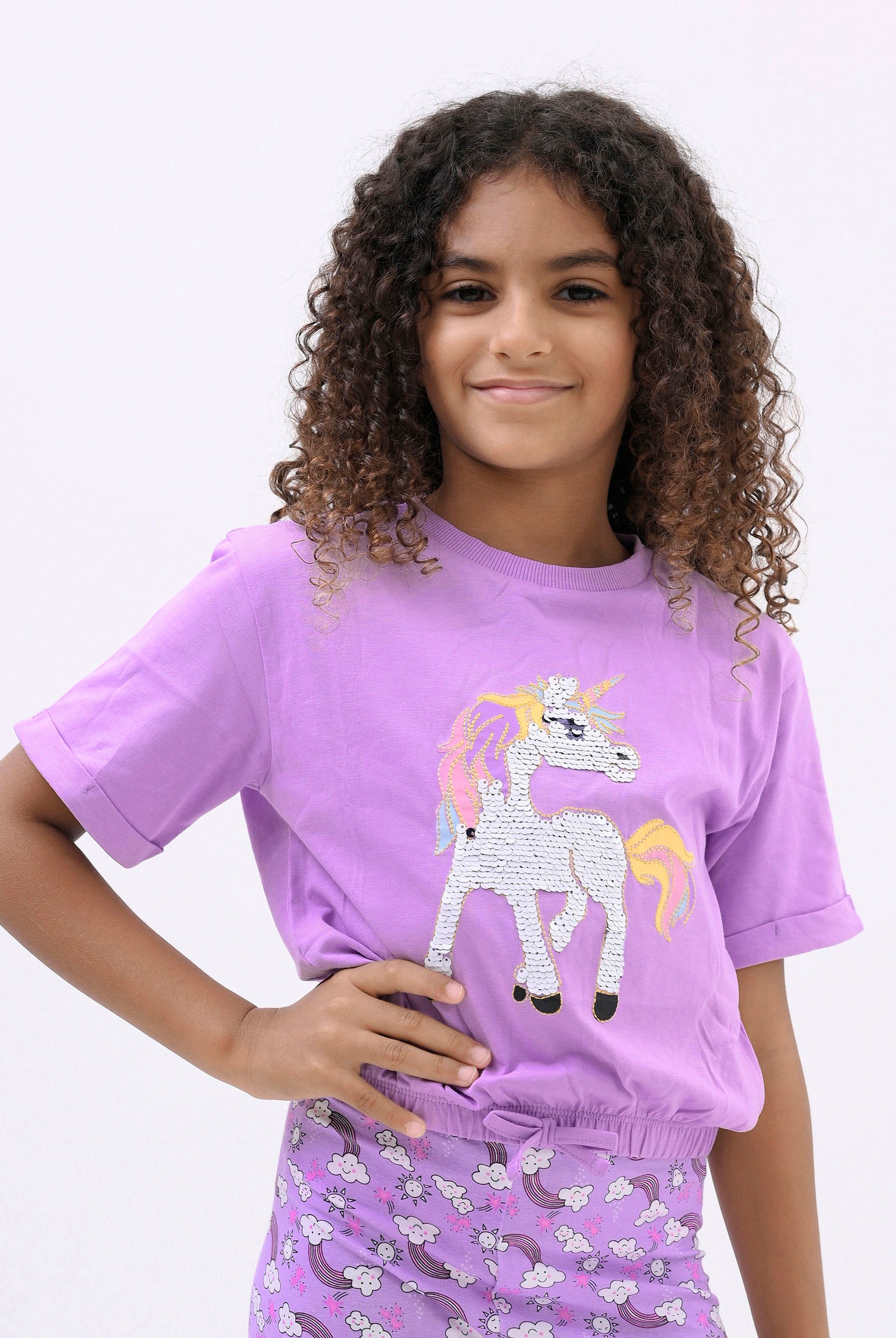 Girls Reversible Sequin Unicorn T-Shirt (12/18mths-6/7yrs)