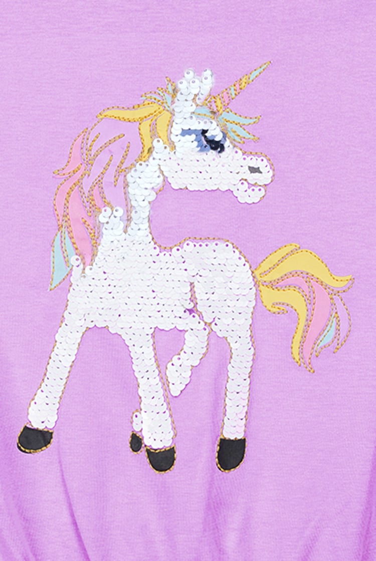 Girls Reversible Sequin Unicorn T-Shirt (12/18mths-6/7yrs)
