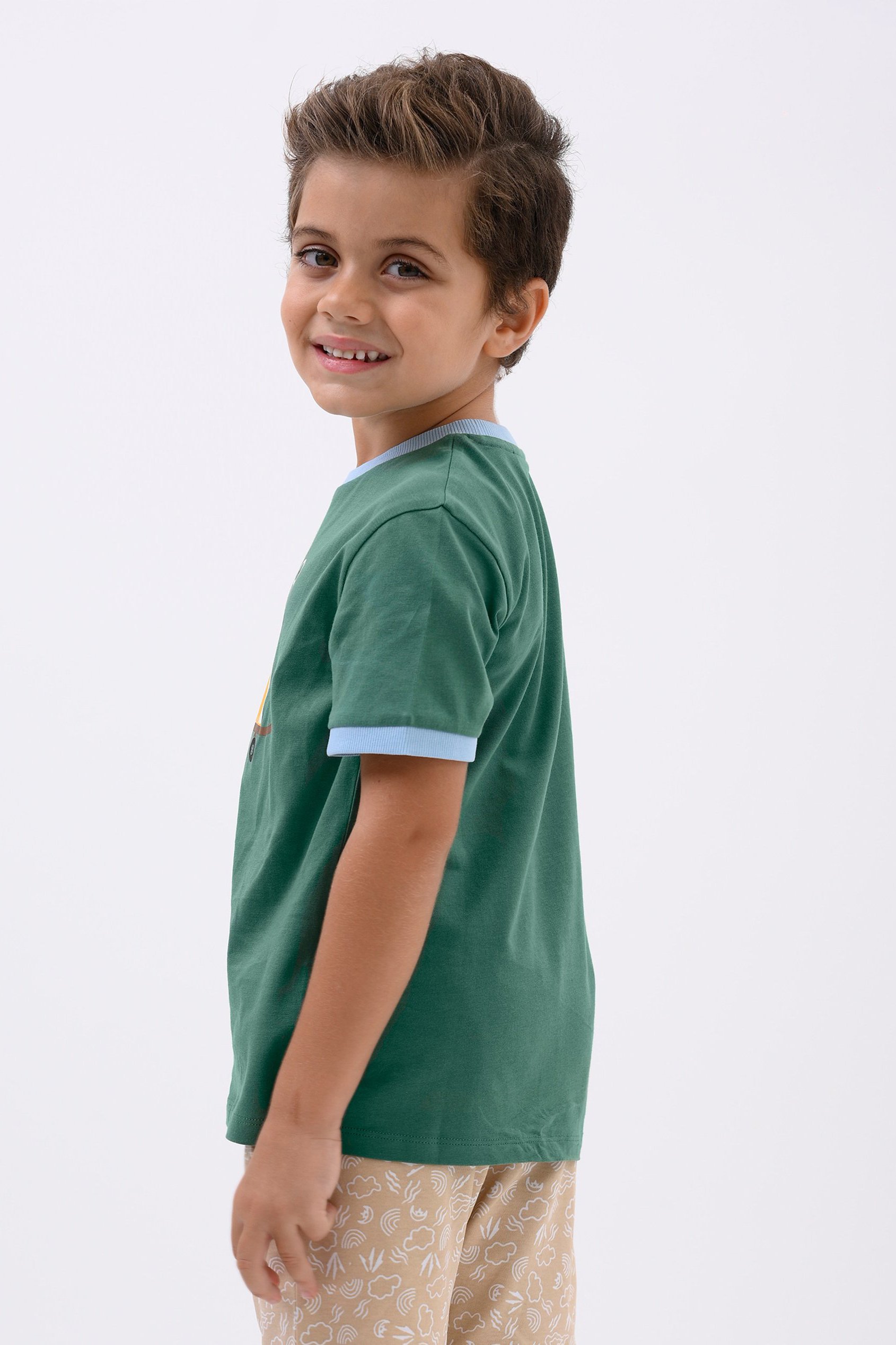 Boys Snail Print SS T-Shirt (3yrs-9yrs)