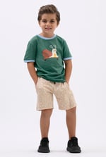 Boys Snail Print SS T-Shirt (3yrs-9yrs)