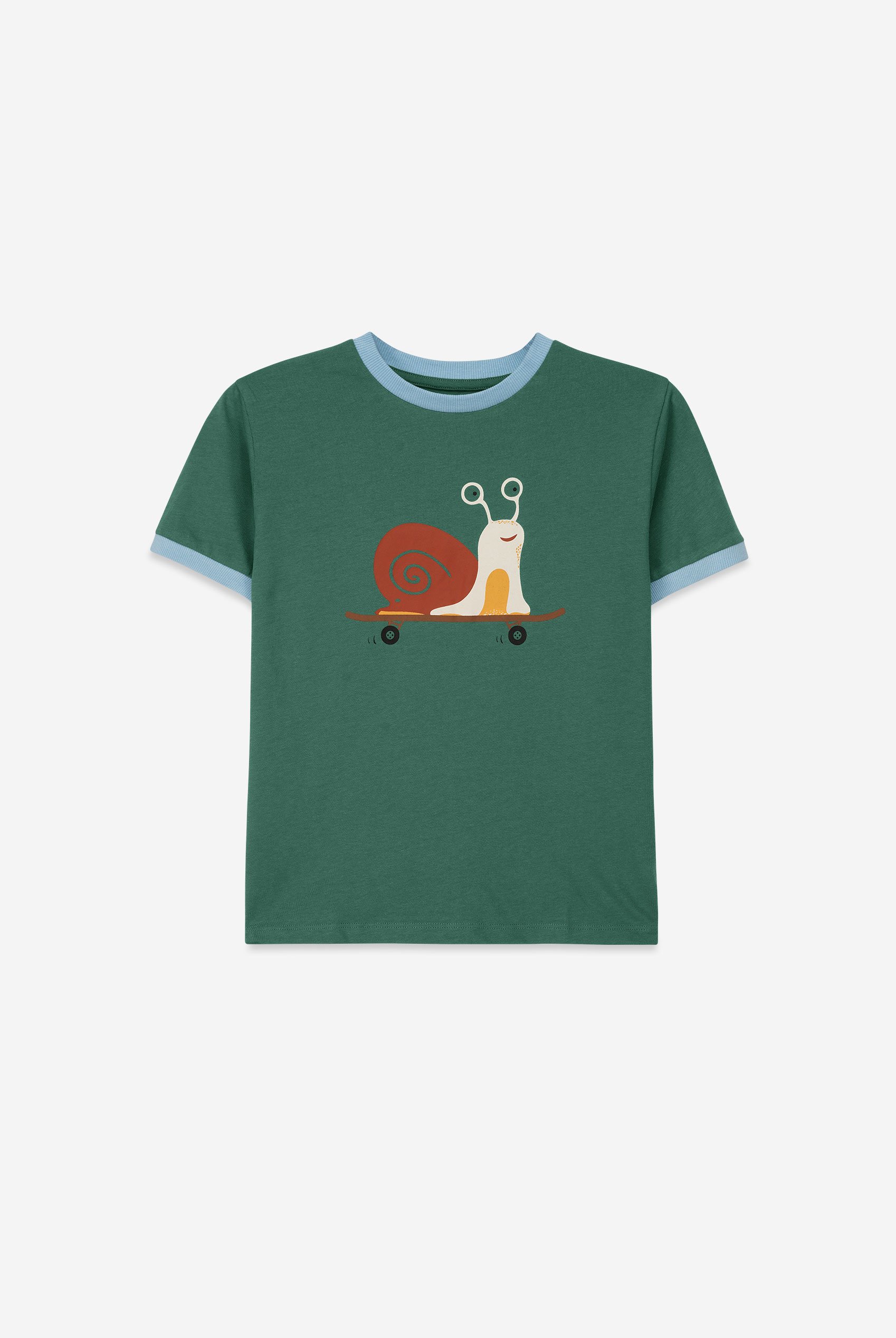 Boys Snail Print SS T-Shirt (3yrs-9yrs)