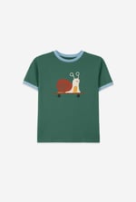 Boys Snail Print SS T-Shirt (3yrs-9yrs)