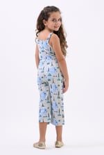 Girls City Print Jumpsuit (12/18mths - 6/7yrs)