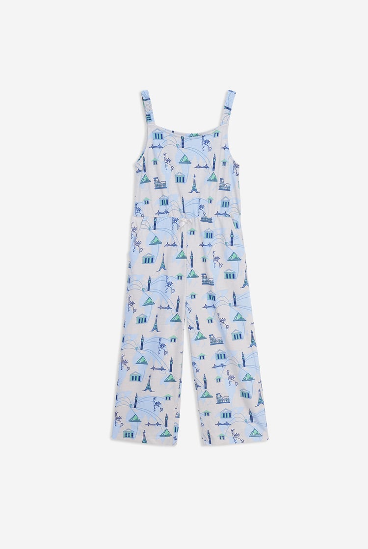 Girls City Print Jumpsuit (12/18mths - 6/7yrs)