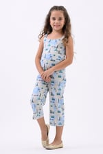 Girls City Print Jumpsuit (12/18mths - 6/7yrs)