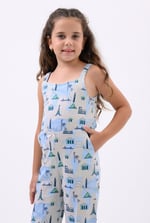 Girls City Print Jumpsuit (12/18mths - 6/7yrs)