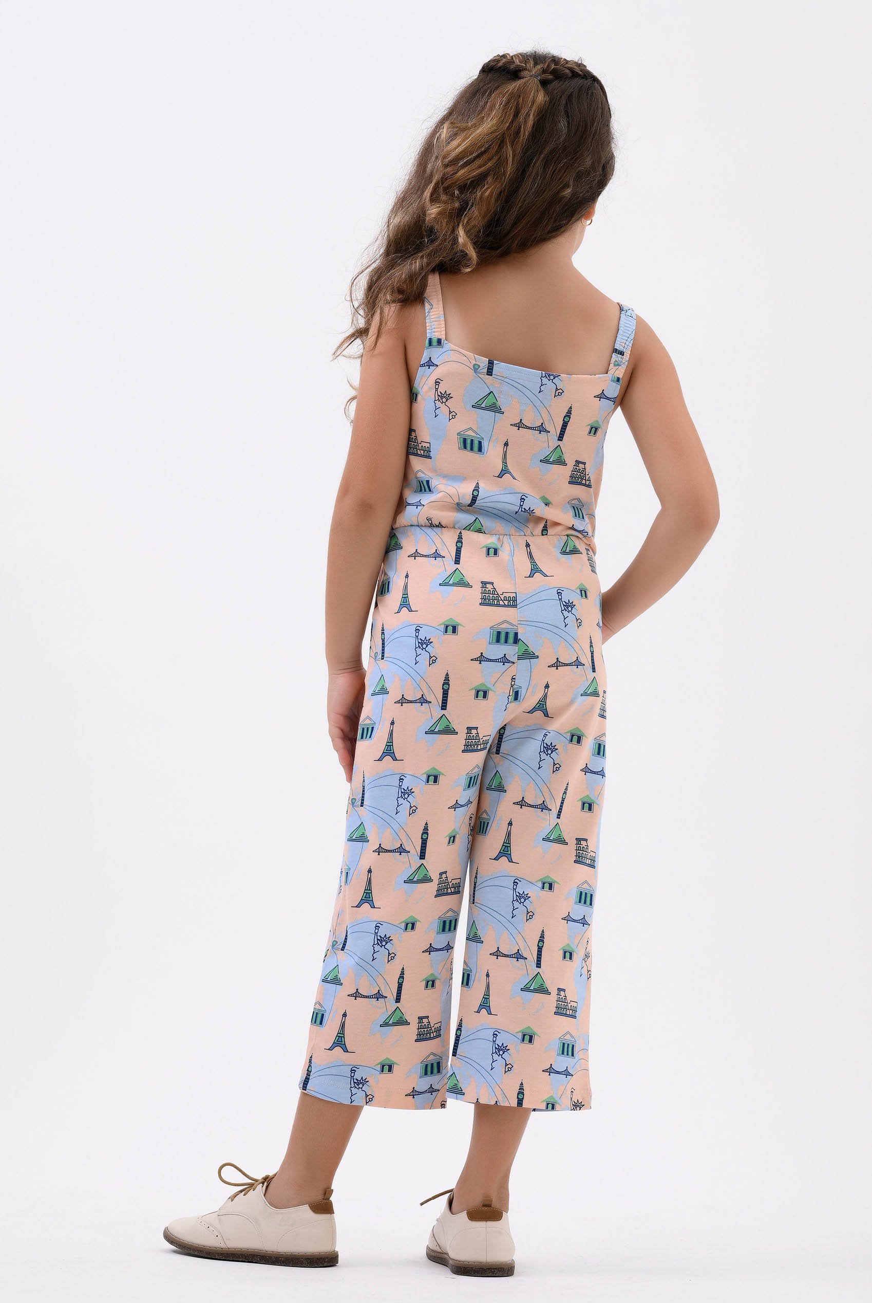 Girls City Print Jumpsuit (12/18mths - 6/7yrs)