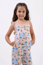 Girls City Print Jumpsuit (12/18mths - 6/7yrs)