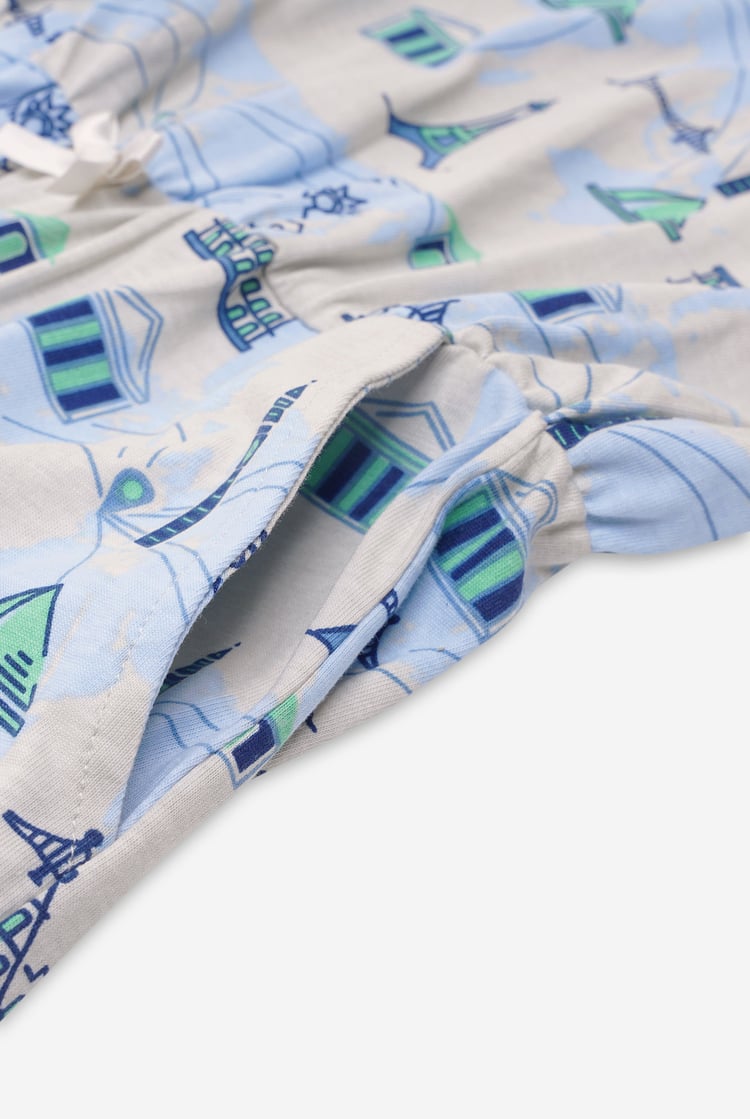 Girls City Print Jumpsuit (12/18mths - 6/7yrs)