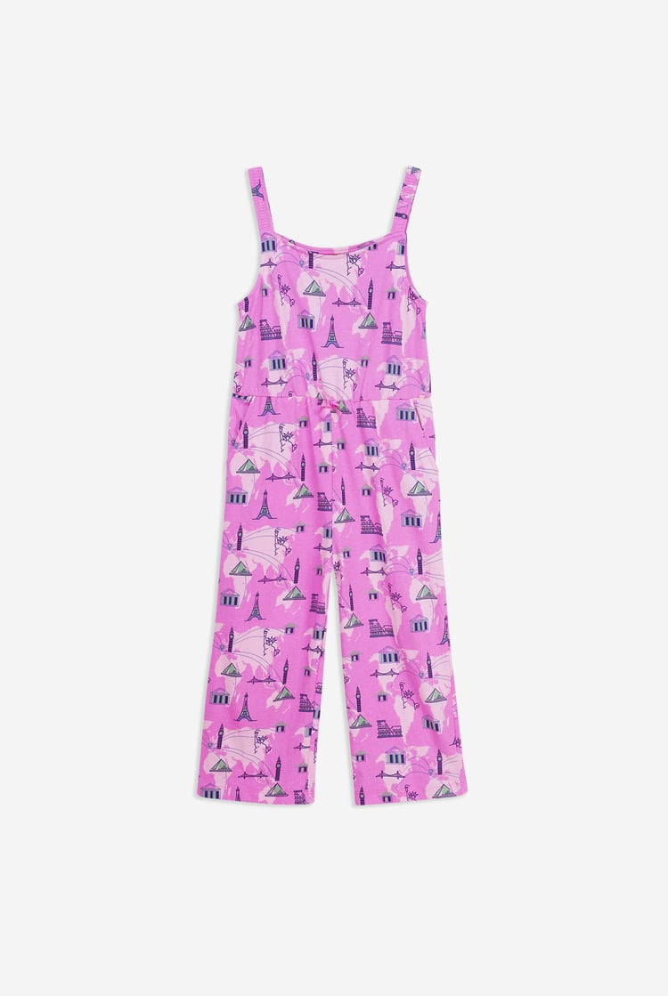 Girls City Print Jumpsuit (12/18mths - 6/7yrs)