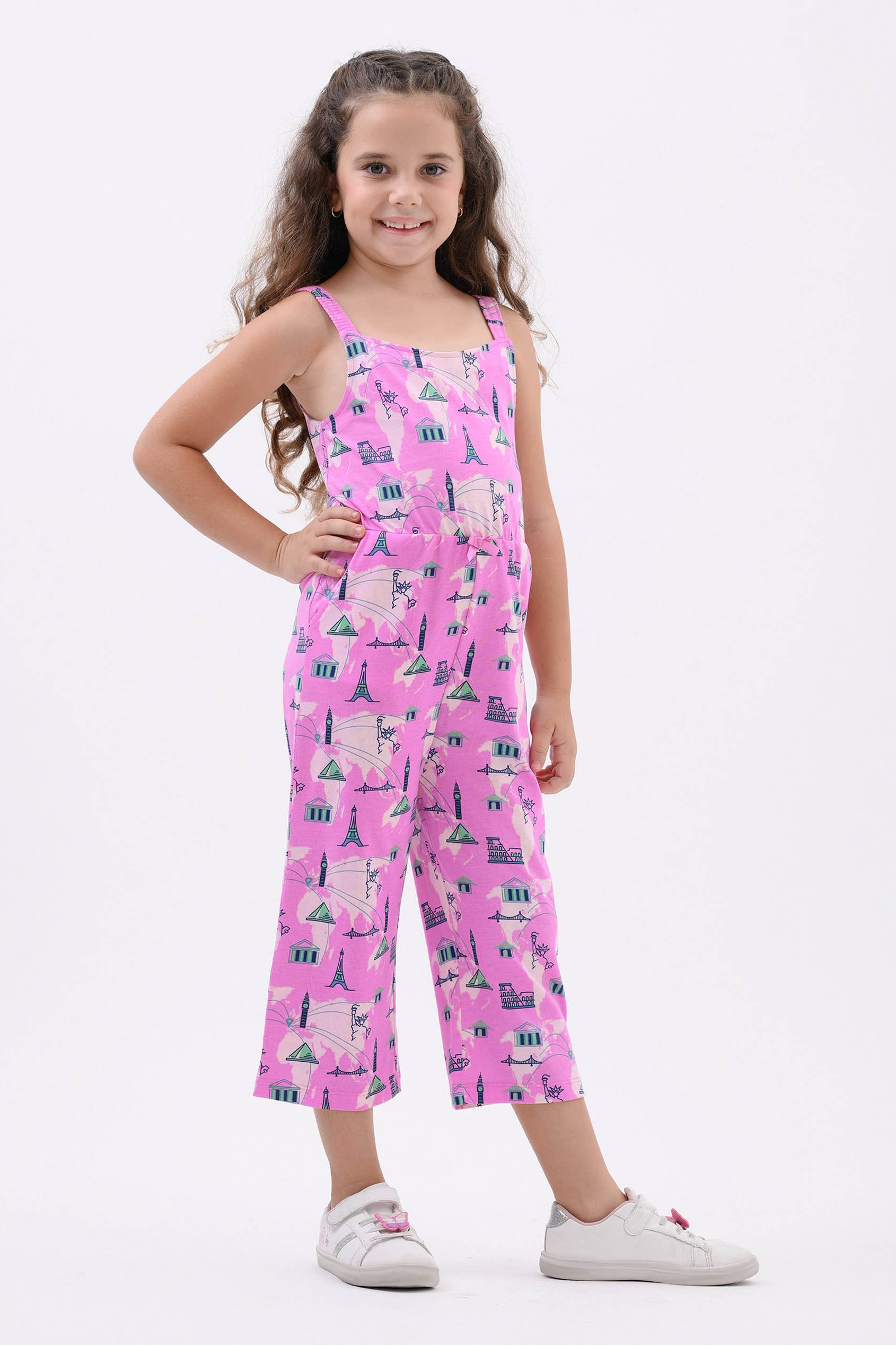 Girls City Print Jumpsuit (12/18mths - 6/7yrs)