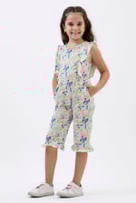 Girls Rainbow Fluid Print Jumpsuit (12/18mths-6/7yrs)
