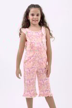 Girls Rainbow Fluid Print Jumpsuit (12/18mths-6/7yrs)