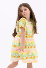 Girls Rainbow Print Dress (12/18mths - 6/7yrs)