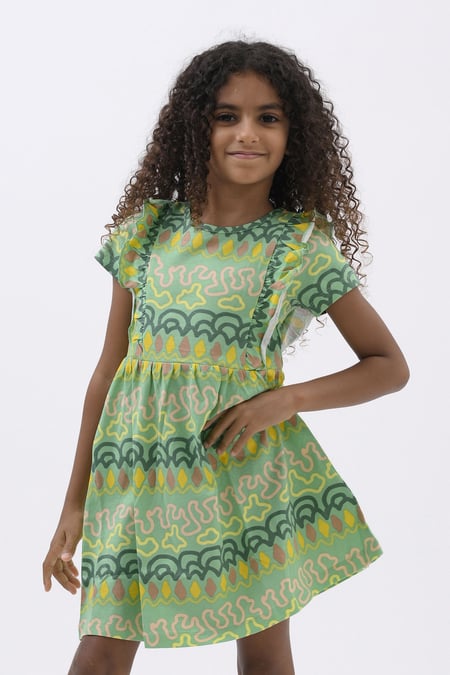 Girls Rainbow Print Dress (12/18mths - 6/7yrs)
