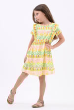 Girls Rainbow Print Dress (12/18mths - 6/7yrs)