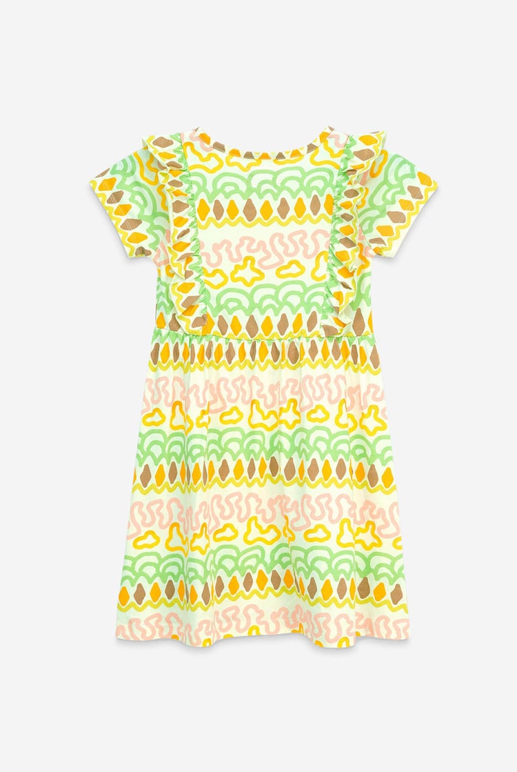Girls Rainbow Print Dress (12/18mths - 6/7yrs)