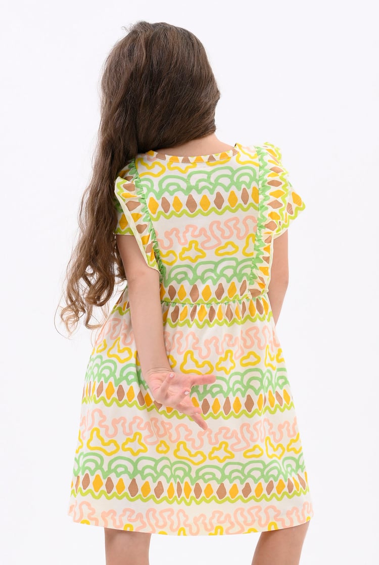 Girls Rainbow Print Dress (12/18mths - 6/7yrs)