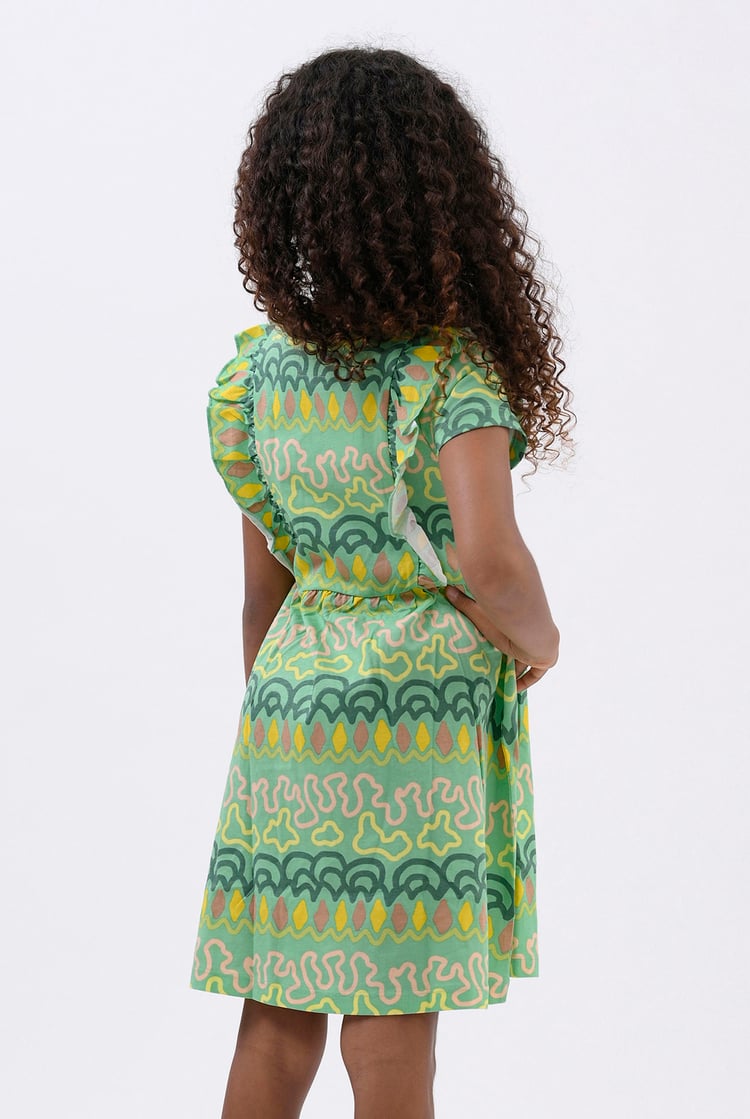 Girls Rainbow Print Dress (12/18mths - 6/7yrs)