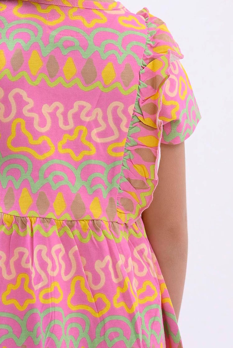 Girls Rainbow Print Dress (12/18mths - 6/7yrs)