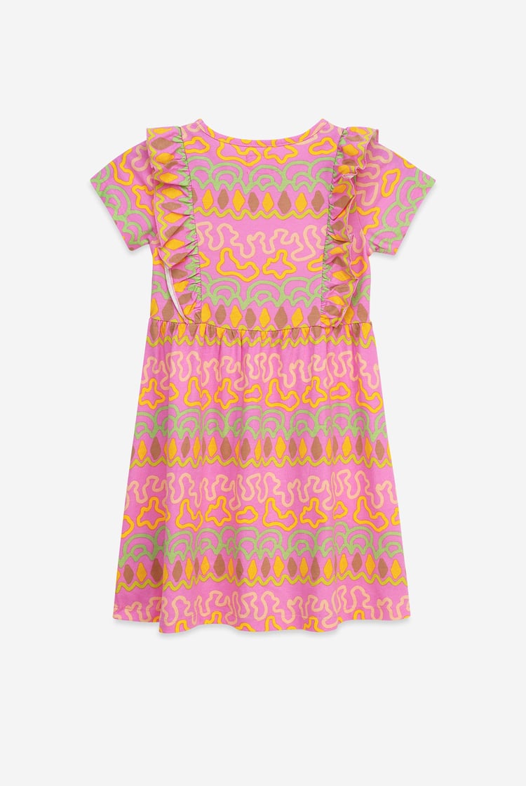Girls Rainbow Print Dress (12/18mths - 6/7yrs)