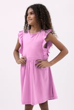 Girls Ruffle Sleeve Dress (12/18mths - 6/7yrs)