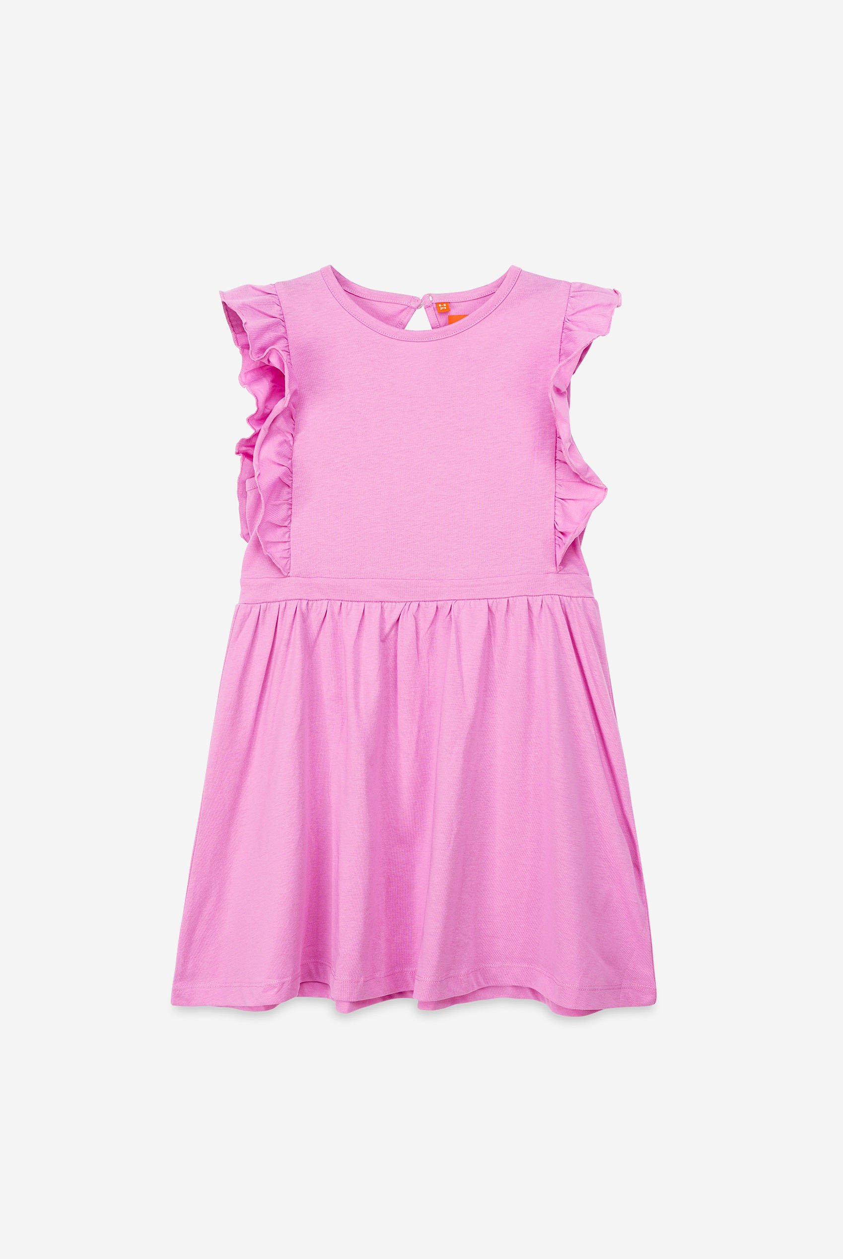 Girls Ruffle Sleeve Dress (12/18mths - 6/7yrs)
