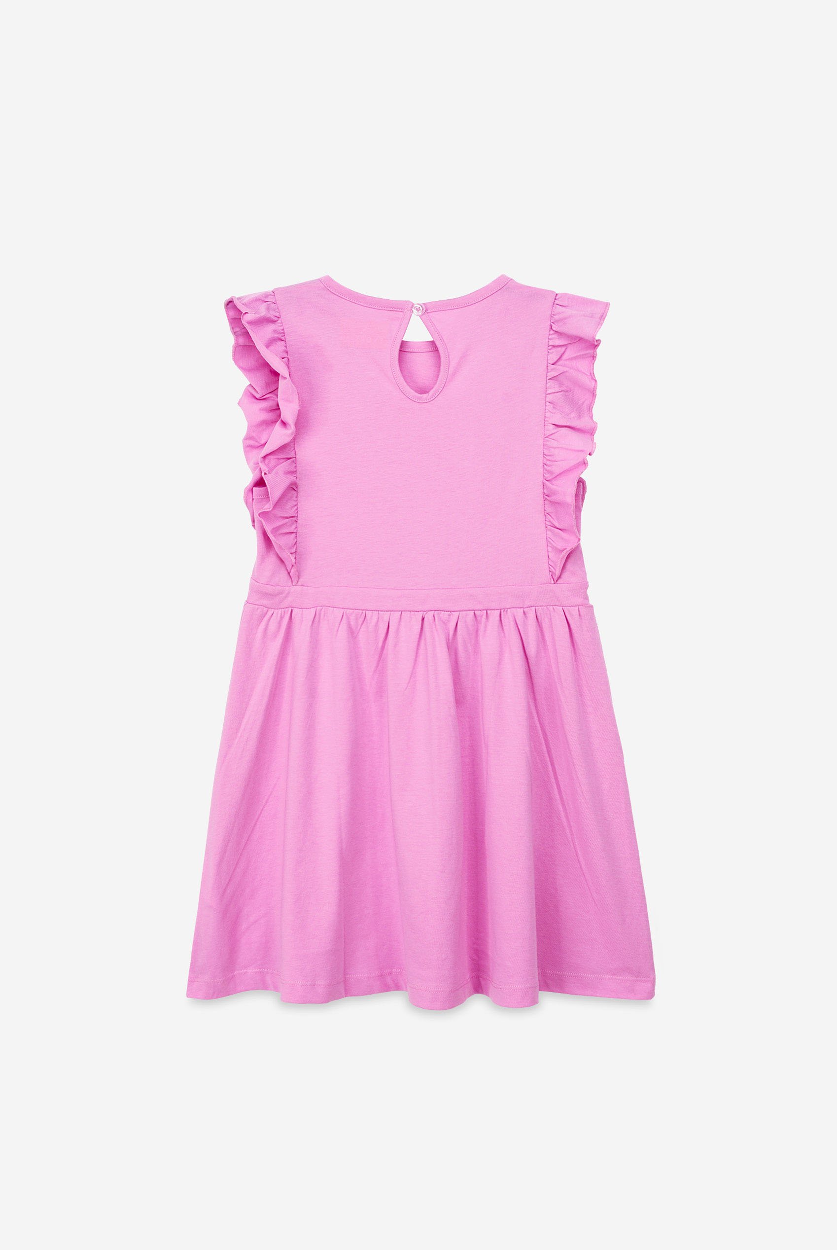 Girls Ruffle Sleeve Dress (12/18mths - 6/7yrs)