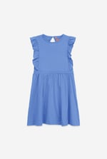 Girls Ruffle Sleeve Dress (12/18mths - 6/7yrs)