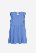 Girls Ruffle Sleeve Dress (12/18mths - 6/7yrs)