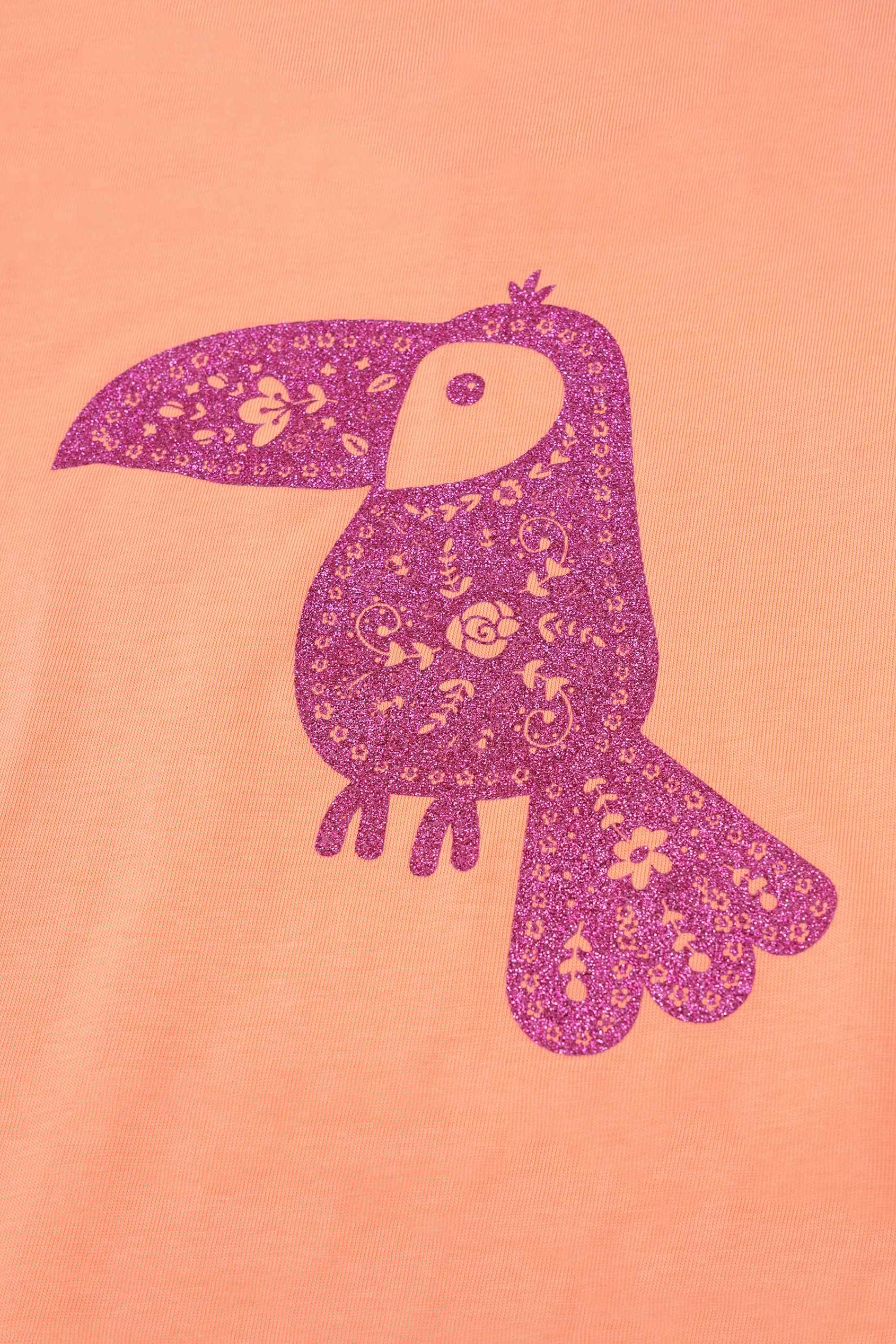 Girls Toucan Glitter Print T-Shirt (12/18mths-6/7yrs)