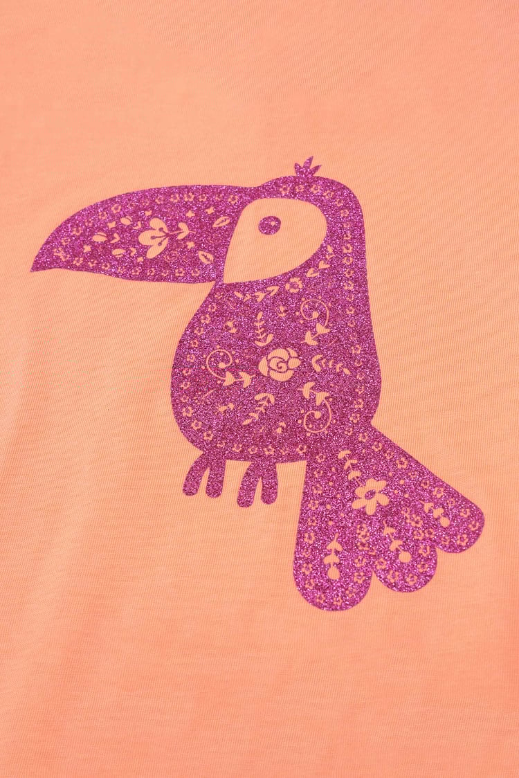Girls Toucan Glitter Print T-Shirt (12/18mths-6/7yrs)
