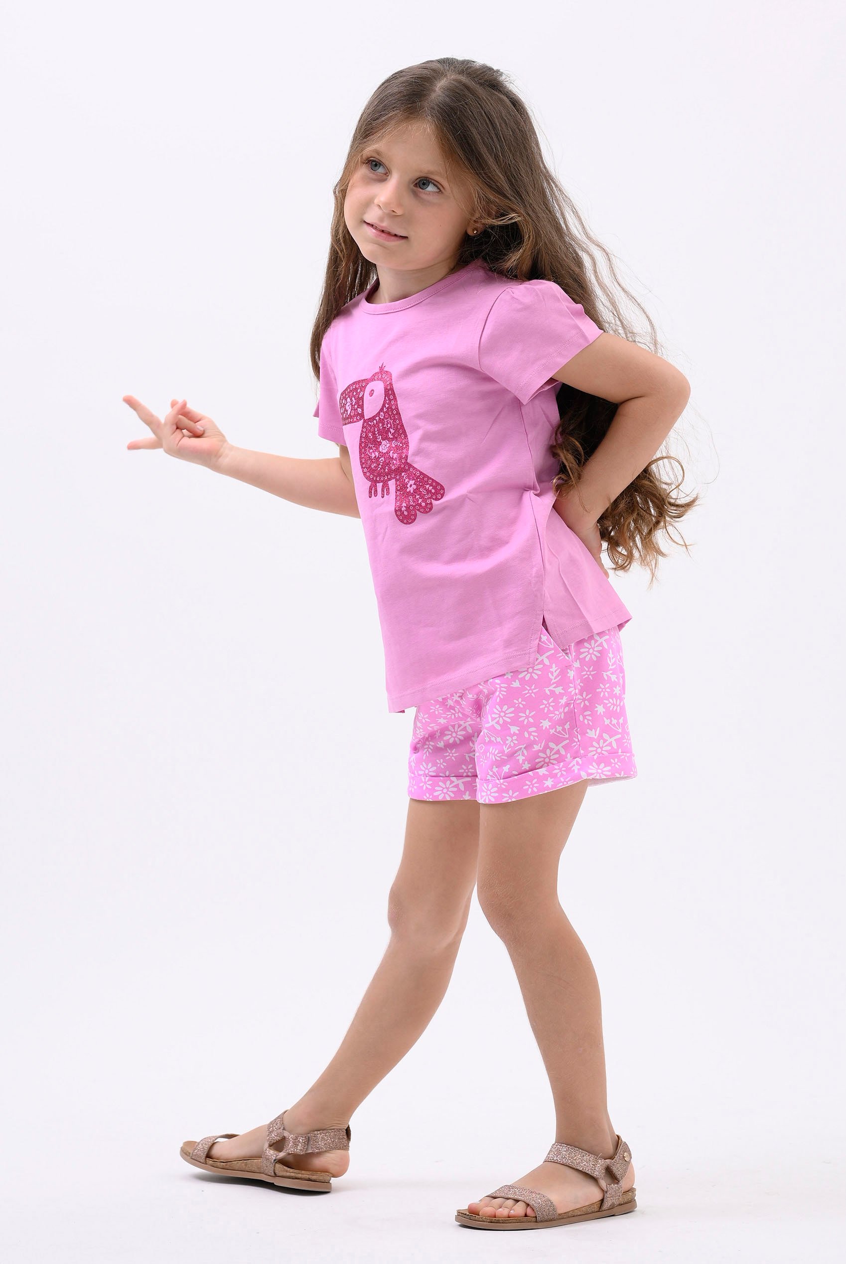 Girls Toucan Glitter Print T-Shirt (12/18mths-6/7yrs)