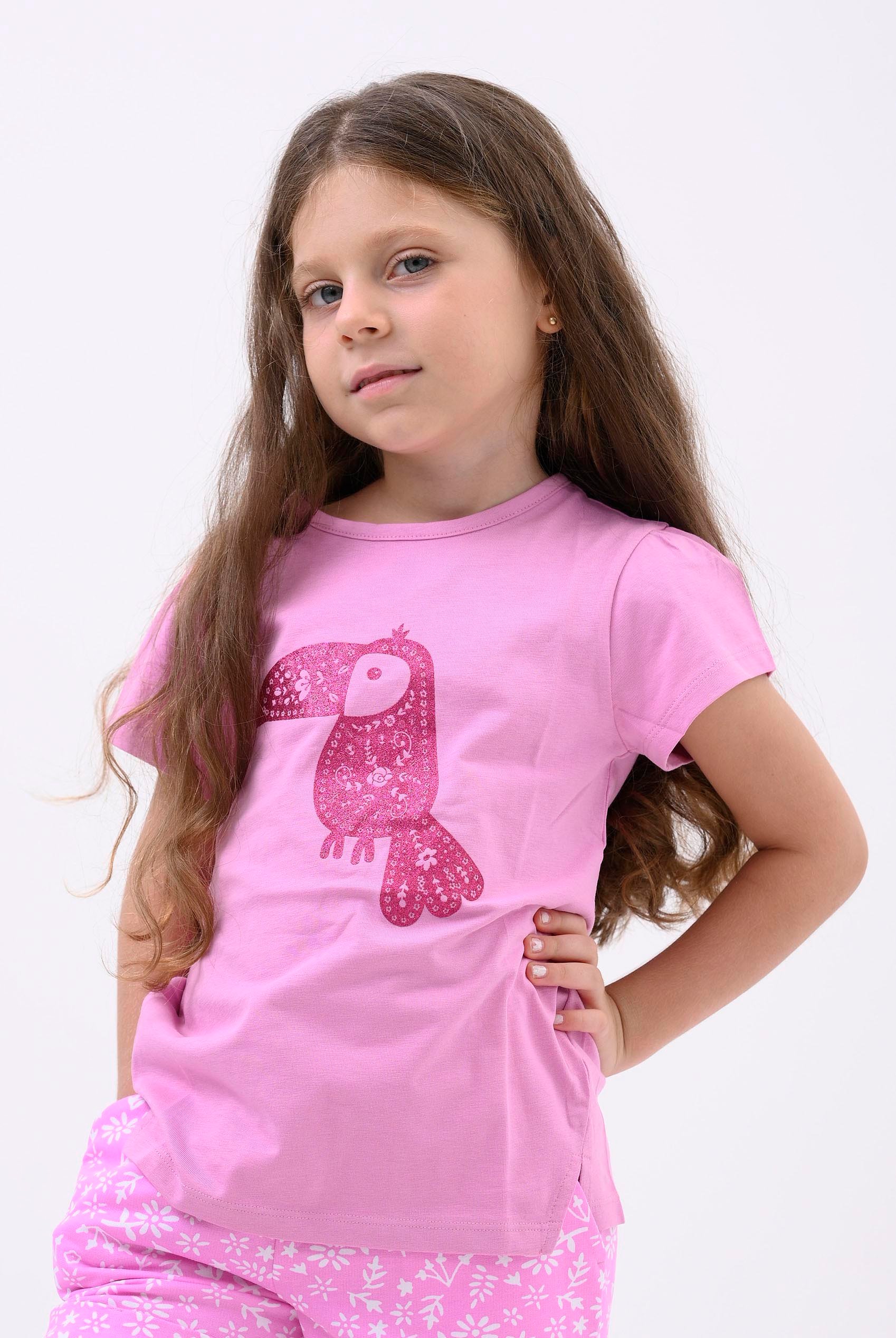 Girls Toucan Glitter Print T-Shirt (12/18mths-6/7yrs)