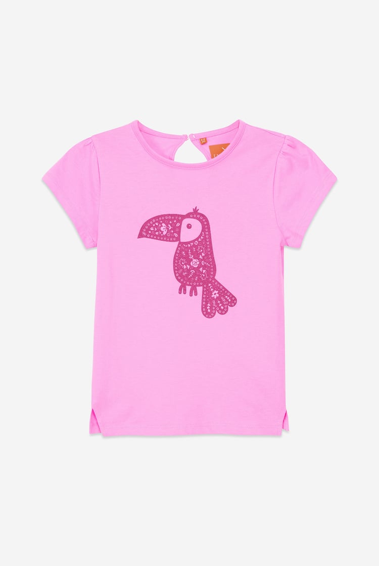 Girls Toucan Glitter Print T-Shirt (12/18mths-6/7yrs)
