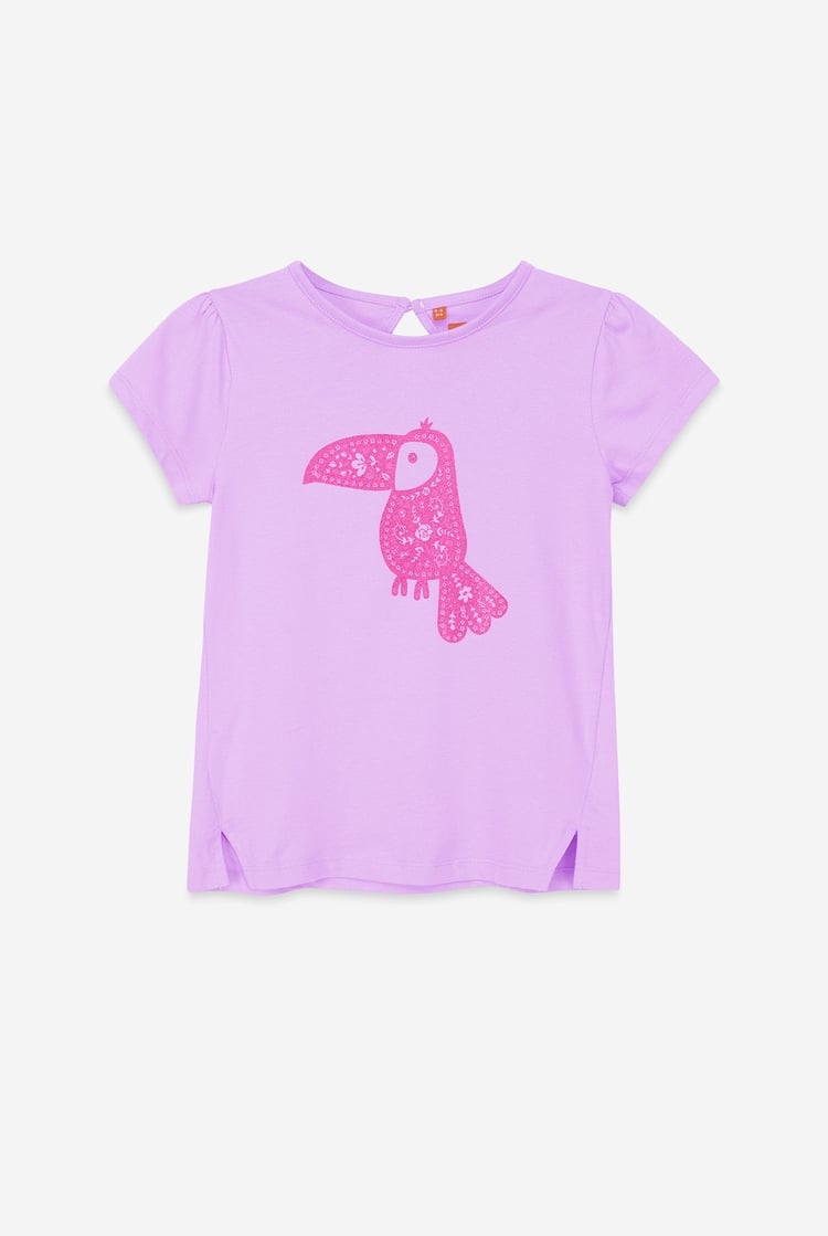 Girls Toucan Glitter Print T-Shirt (12/18mths-6/7yrs)