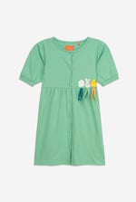 Girls Little Rabbit Puff Sleeve Dress  (12/18mths-6/7yrs)