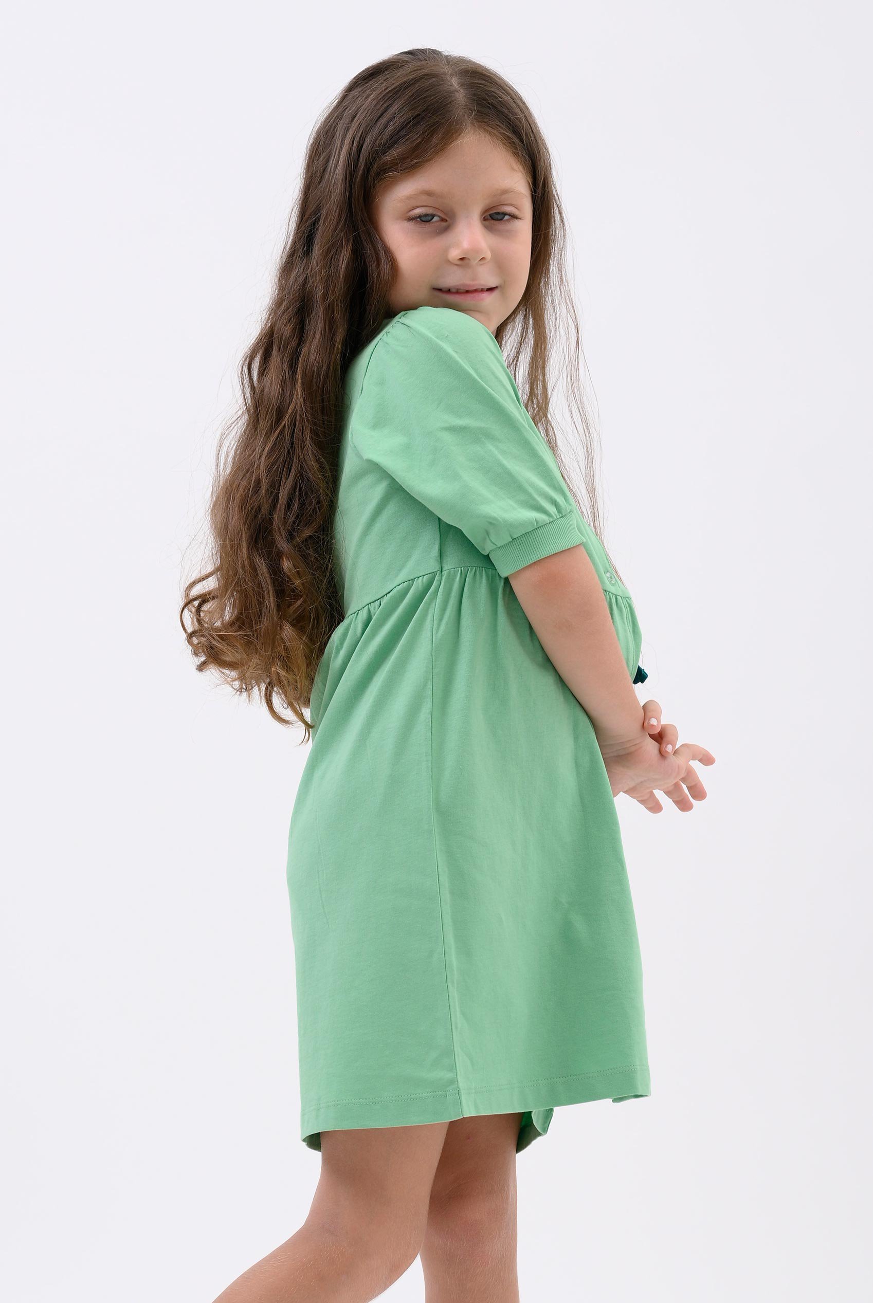 Girls Little Rabbit Puff Sleeve Dress  (12/18mths-6/7yrs)