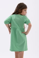 Girls Little Rabbit Puff Sleeve Dress  (12/18mths-6/7yrs)