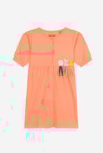 Girls Little Rabbit Puff Sleeve Dress  (12/18mths-6/7yrs)