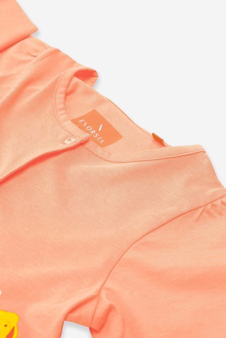 Girls Little Rabbit Puff Sleeve Dress  (12/18mths-6/7yrs)