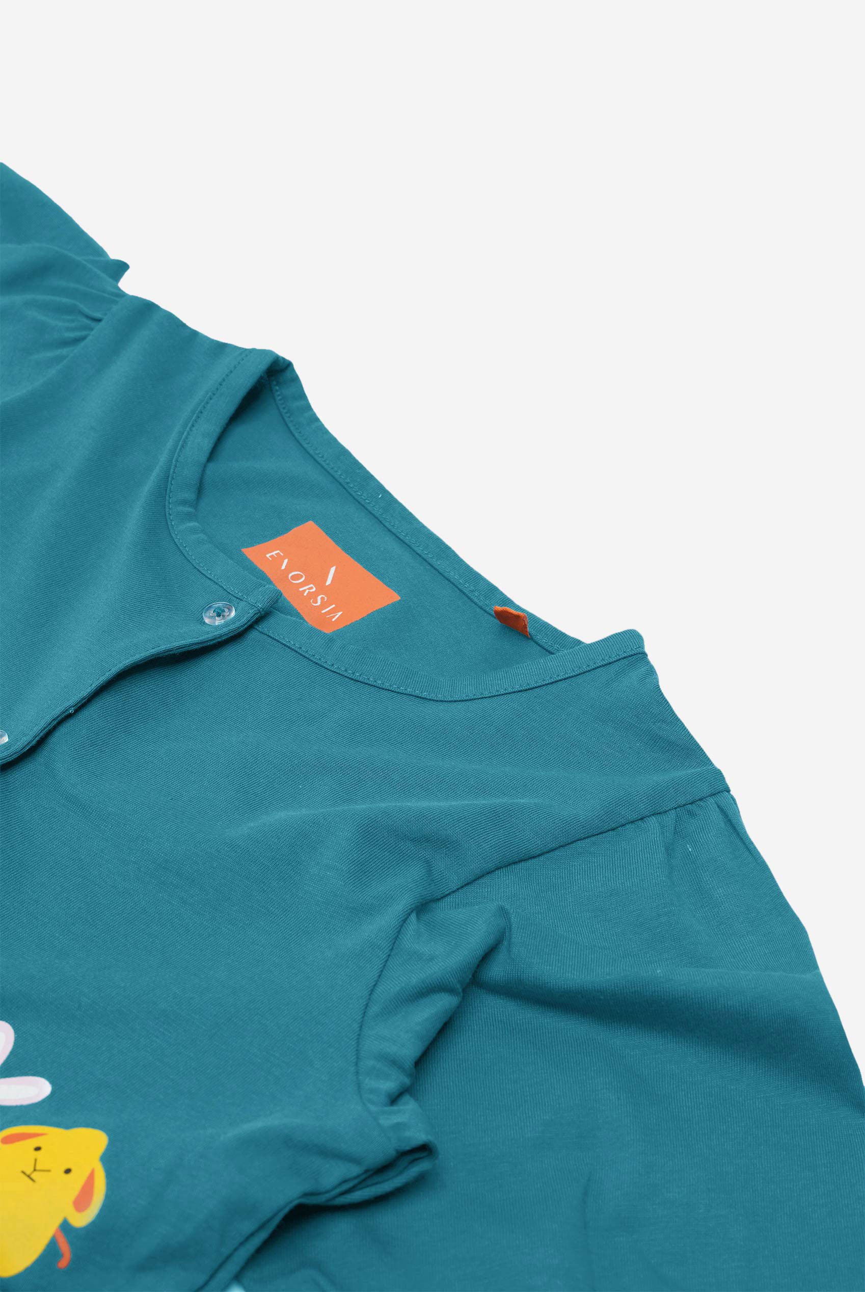 Girls Little Rabbit Puff Sleeve Dress  (12/18mths-6/7yrs)